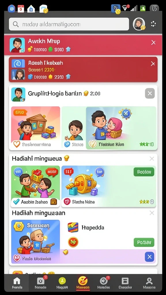tmokwin - Screenshot fitur multiplayer dengan teman.
